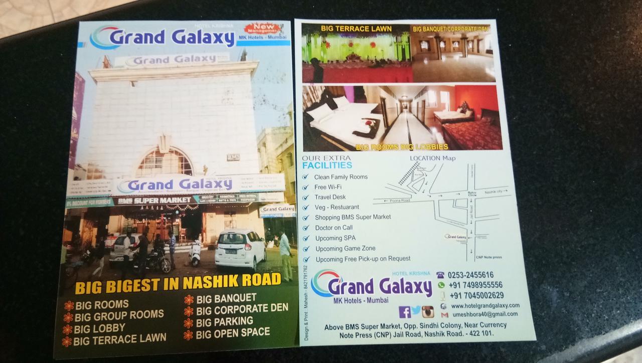 Grand Galaxy Hotel Krishna Nashik Exterior foto